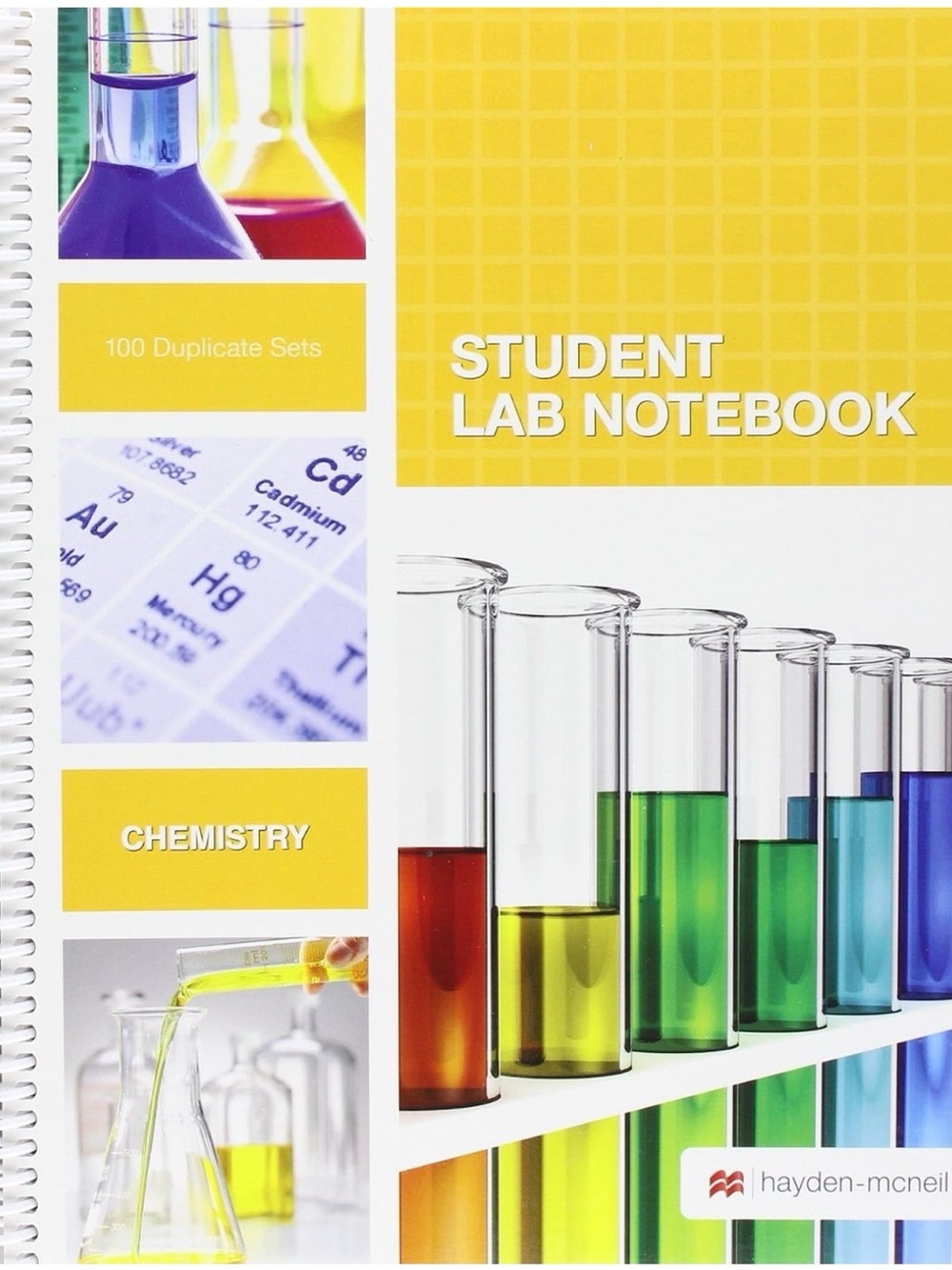 Student Lab Notebook - Chemistry - Back to School